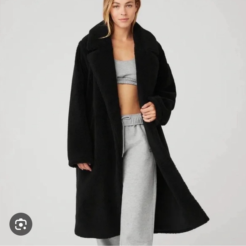 Alo Black Sherpa Trench xs-s